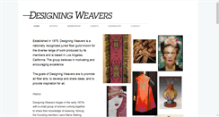 Desktop Screenshot of designingweavers.com
